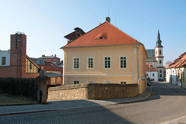 Architectuur in Litomysl, faculteit van restauratie, Universiteit Pardubice.